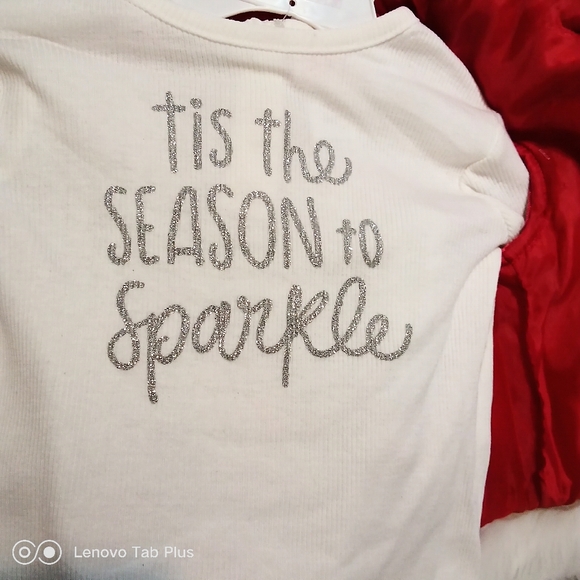 Little Lass 3 Piece Red and White Plaid Girls Set, Size 24 Months New With Tags - Picture 6 of 6